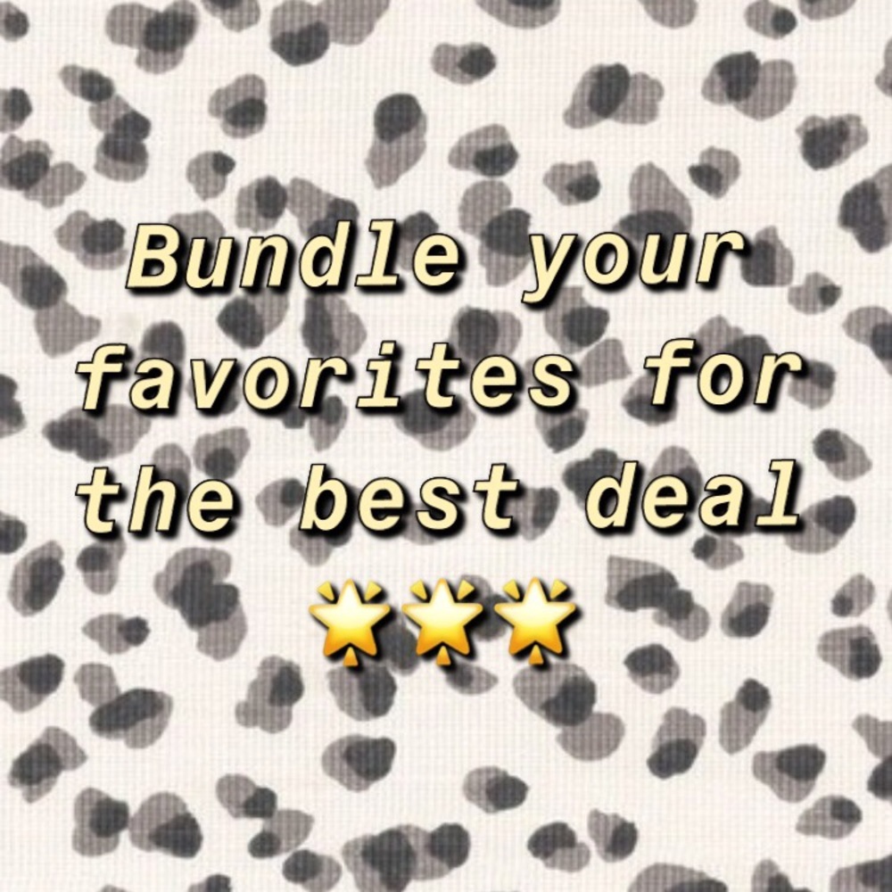 Treat yourself! Bundle all your favs 🌟